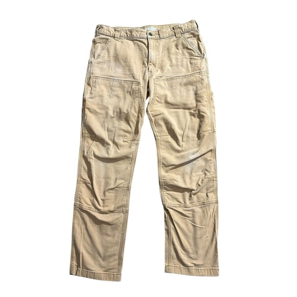 Carhartt Double Knee Work Pants 36x32 Rugged Flex Relaxed Fit Canvas BN2802-M - Picture 1 of 9